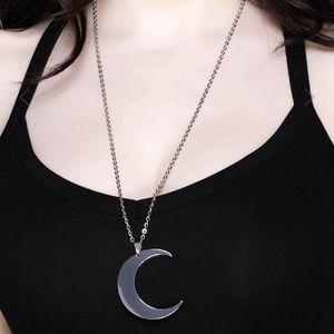 Crescent moon necklace